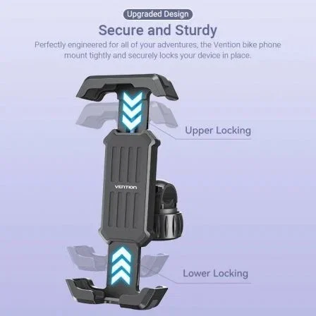 SOPORTE DE SMARTPHONE PARA BICI NEGRO VENTION